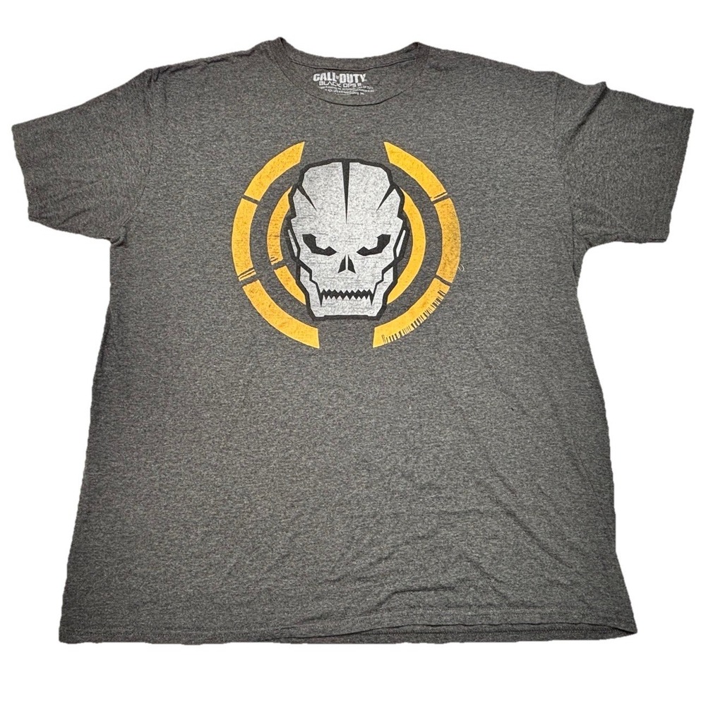 Call‎ of Duty Black Ops III 3 T Shirt XL Skull Logo Graphic Gamer Tee COD